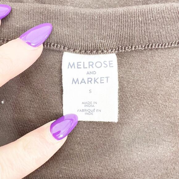 Melrose and Market Open Shoulder Brown‎ Bodysuit Small - Picture 4 of 4